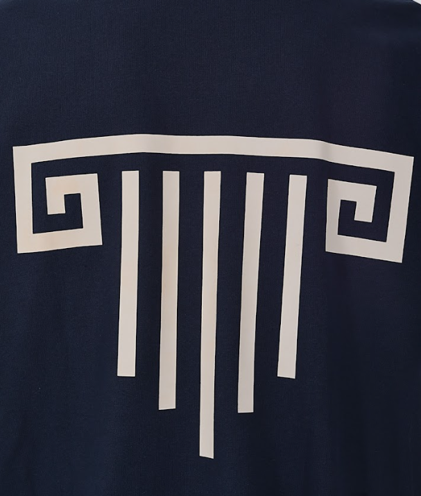Camiseta Portico Navy Negro