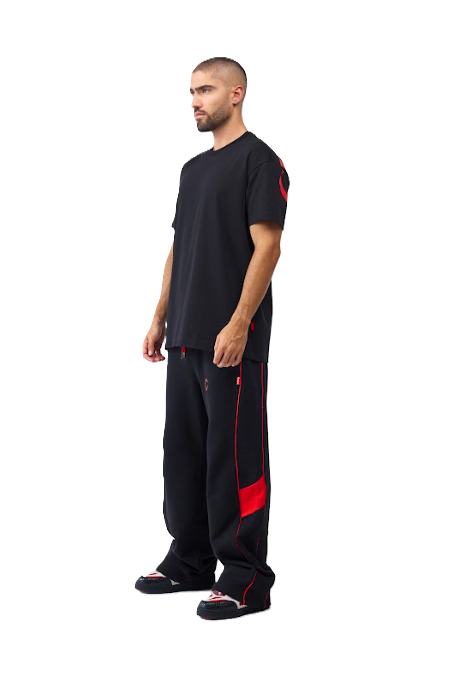 Camiseta Sintesi Negro - Vista lateral
