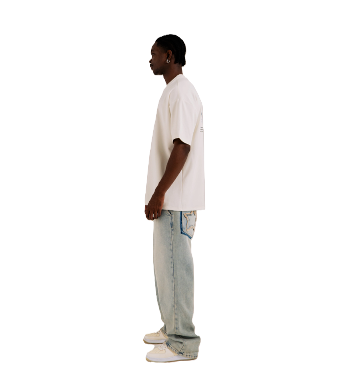 Camiseta White A79 Blanco - Vista lateral