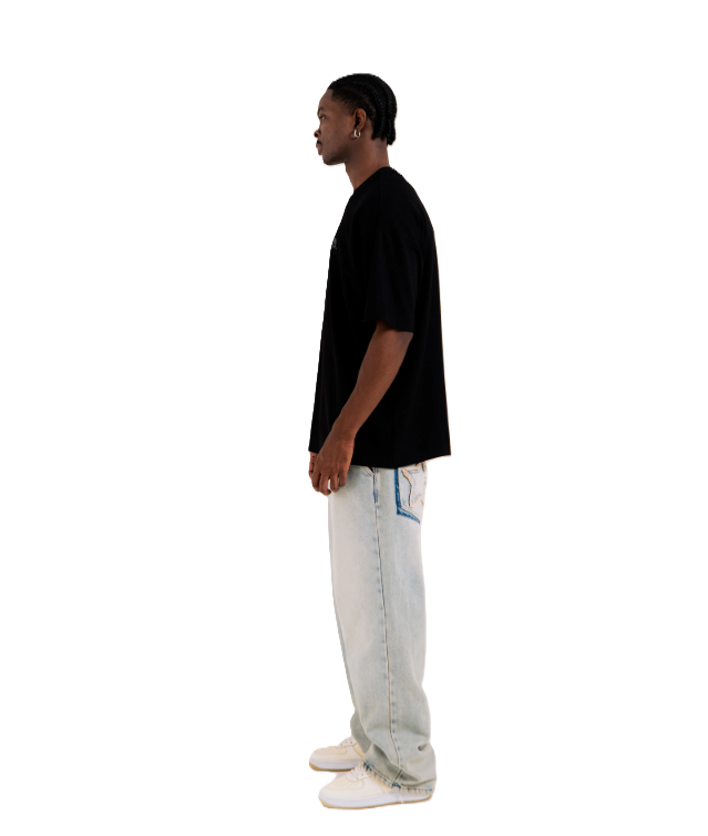 Camiseta Black To Black Negro - Vista lateral