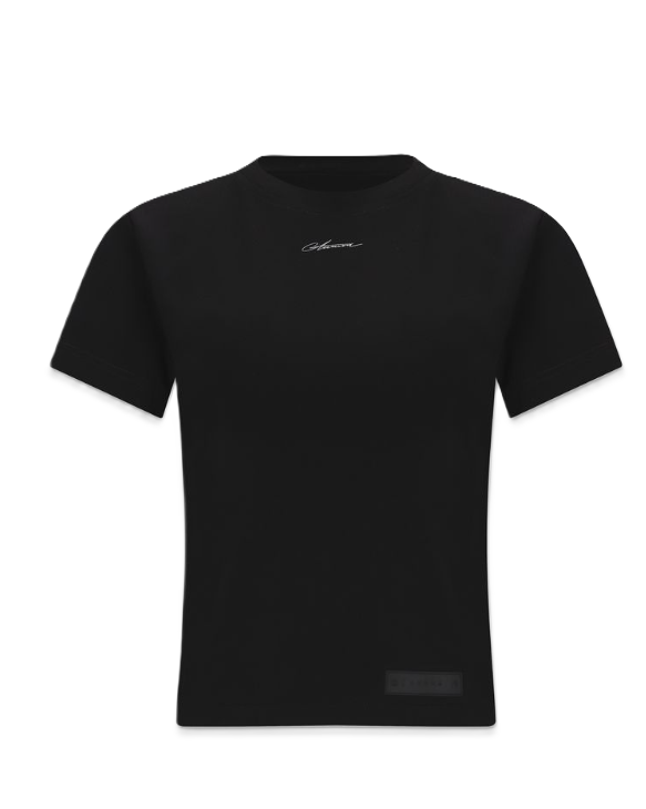 Crop Top Signature Baby Negro - Vista detalle