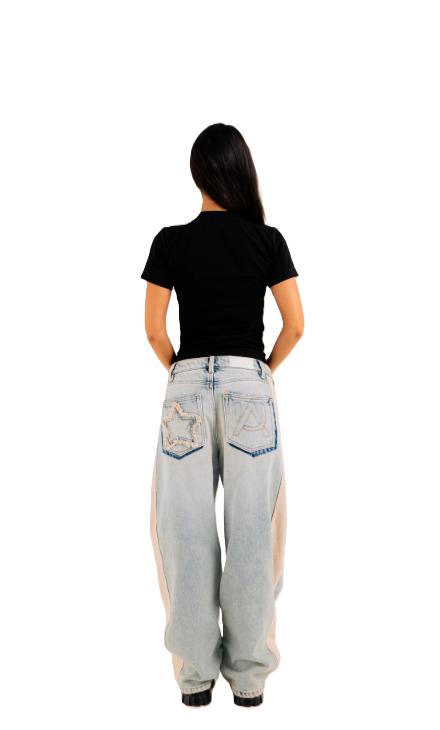 Crop Top Signature Baby Negro - Vista posterior