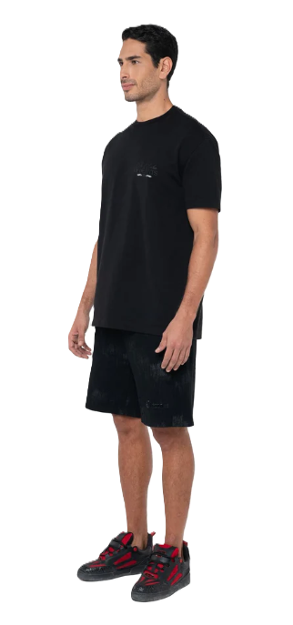 Camiseta Dimora Negro - Vista lateral
