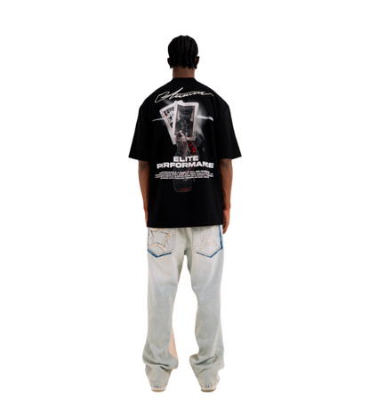Camiseta Elite Negro - Vista posterior