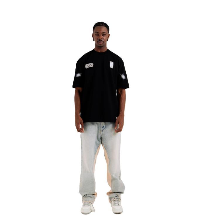 Camiseta Ghost Negro - Vista frontal
