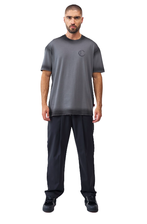Camiseta Intaglio Negro - Vista frontal