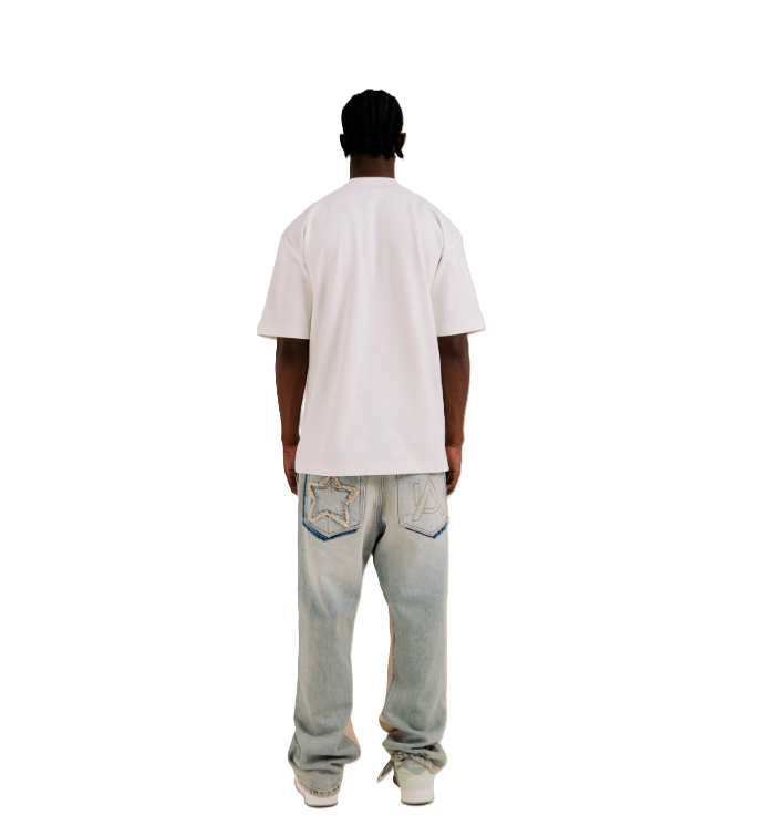 Camiseta Line White Blanco - Vista posterior