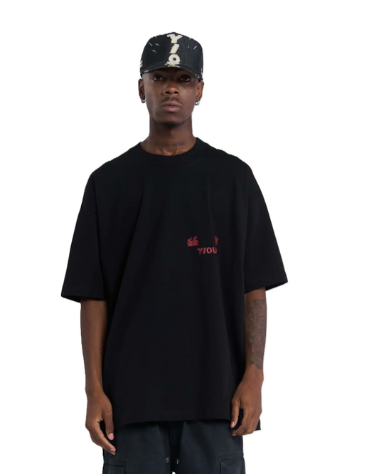 Camiseta Plane Negro