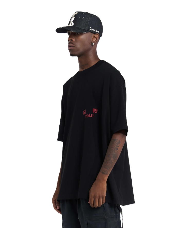 Camiseta Plane Negro