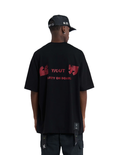 Camiseta Plane Negro