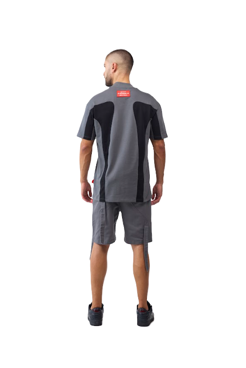 Camiseta Ragno G/N Gris/Negro