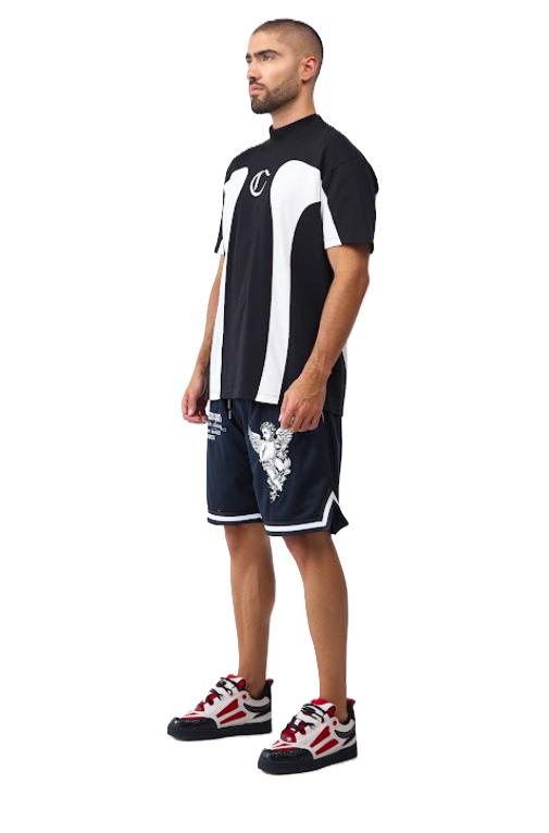 Camiseta Ragno N/Cr Negro/Crema