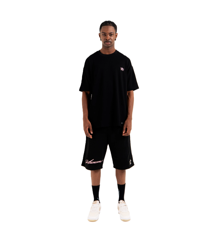Crop Top Stardust Negro - Vista frontal