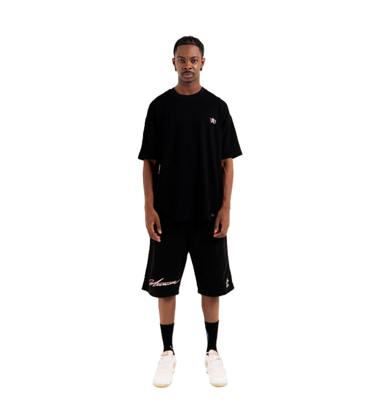 Crop Top Stardust Negro - Vista frontal