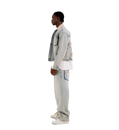 Buzo Star Denim Azul - Vista lateral