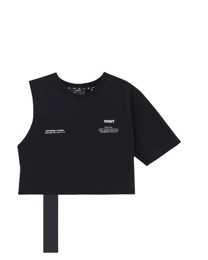 Crop Top Concorde Negro