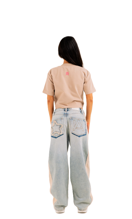 Crop Top Mocha Star Café - Vista posterior