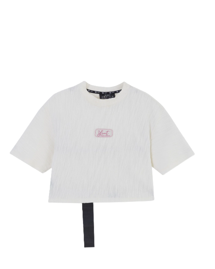 Crop Top Panel Cr Caqui