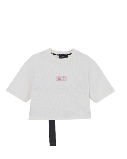Crop Top Panel Cr Caqui