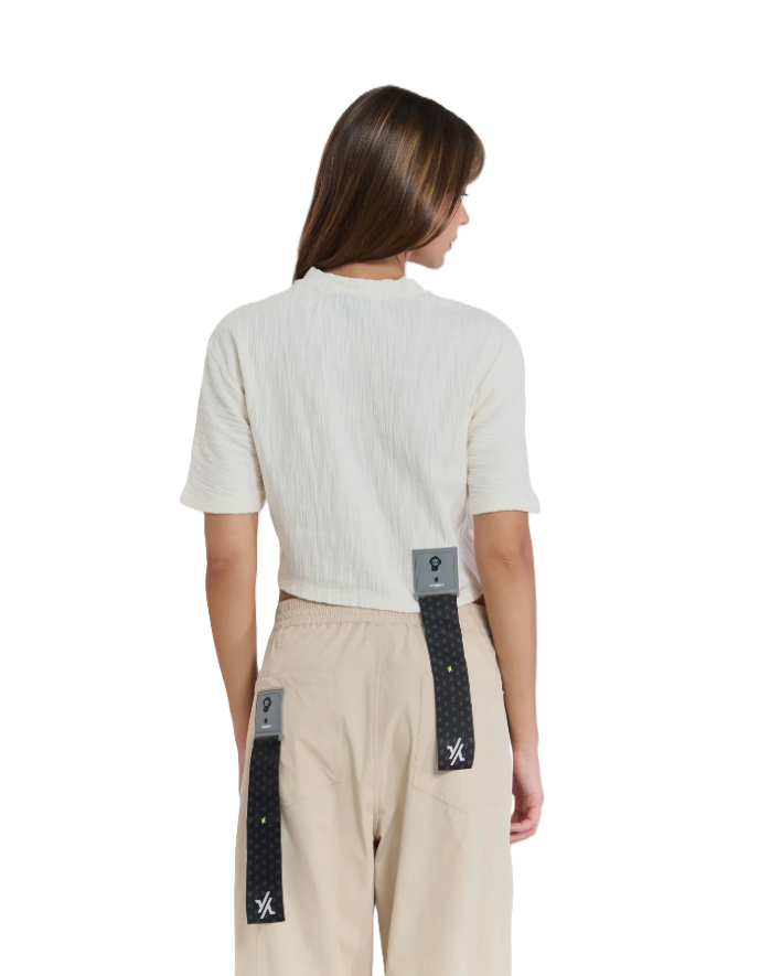 Crop Top Panel Cr Caqui