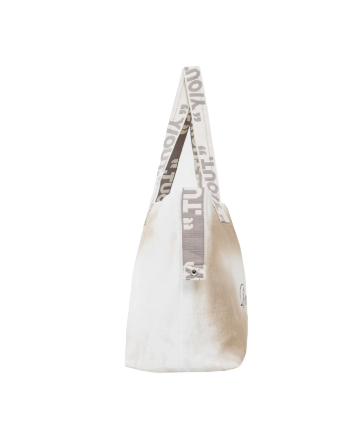 Bolso Tote Bag Totebag Yt Faster Crema