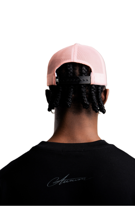 Gorra Black & Rose Negro - Vista lateral