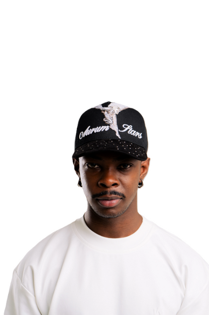 Gorra Ghost Negro - Vista frontal