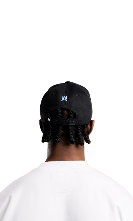 Gorra Ghost Negro - Vista lateral