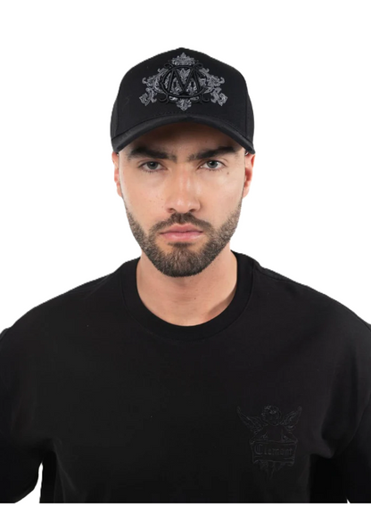 Gorra Intarsio Negro