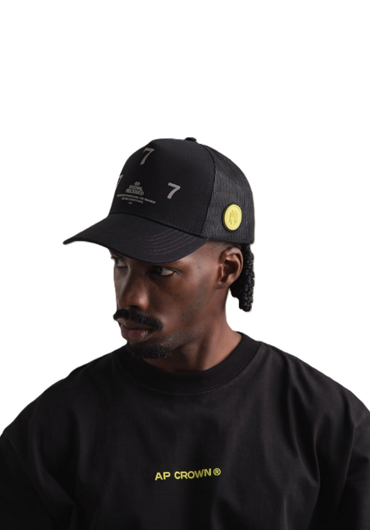 Gorra Siete Negro
