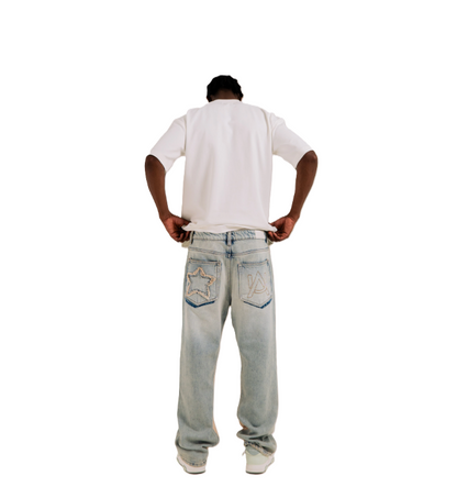 Pantalón Star Men Azul - Vista detalle
