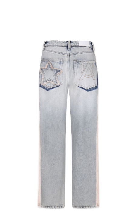 Pantalón Star Women Azul - Vista lateral