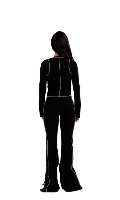 Buzo Shiny Negro - Vista posterior