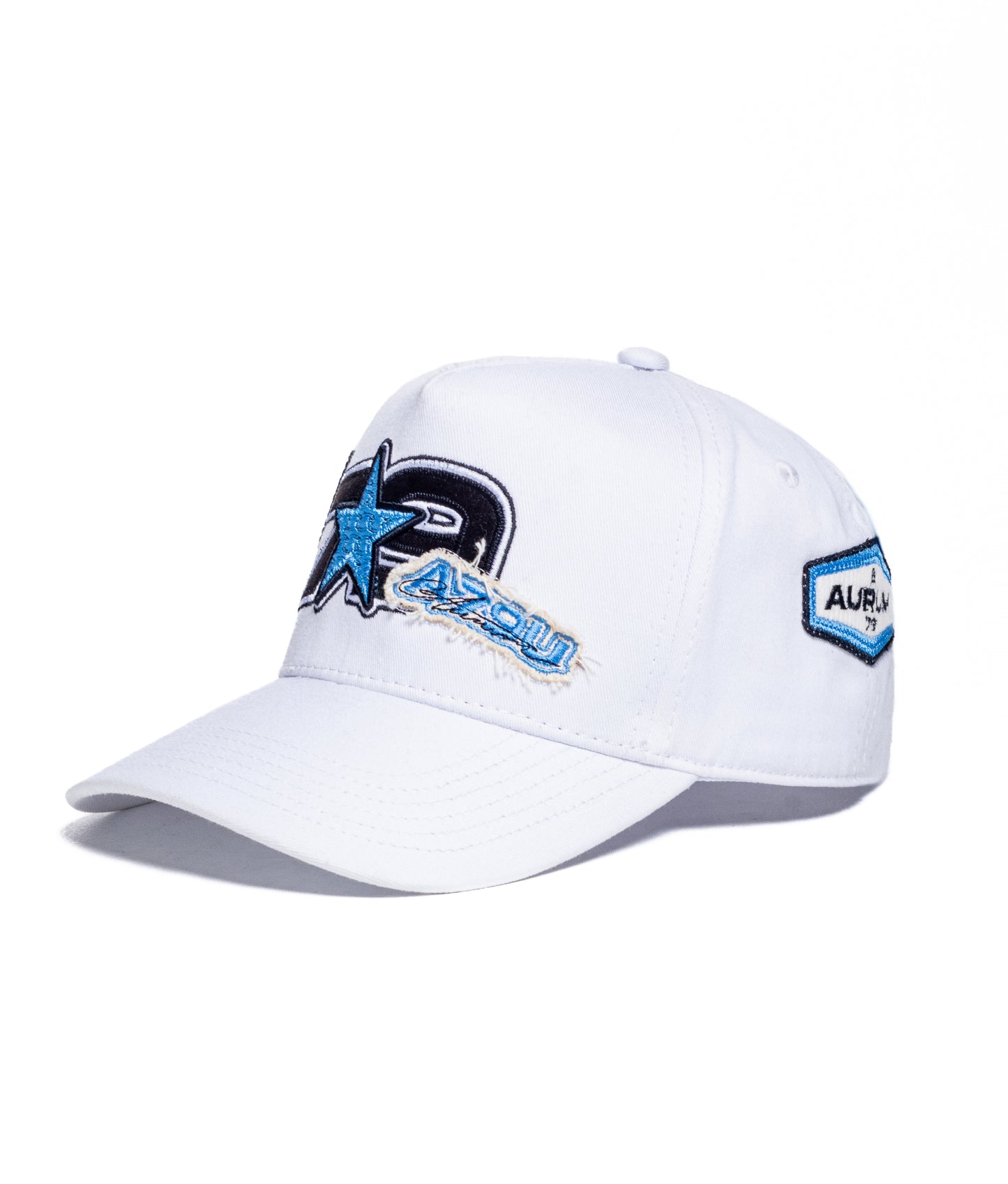 Gorra Aurum Star Patch Blanco