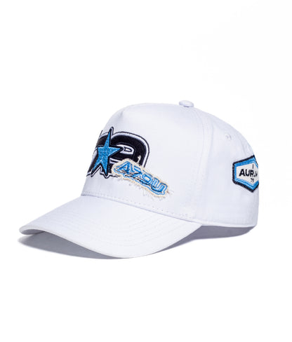 Gorra Aurum Star Patch Blanco
