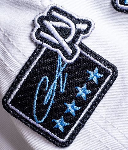 Gorra Aurum Star Patch Blanco