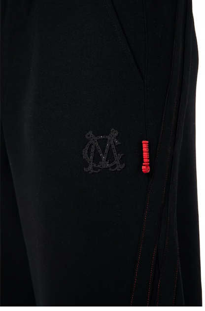 Jogger Ricamo Negro
